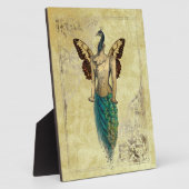 Plaque Photo Steampunk Imaginaire Peacock Gold (Côté)