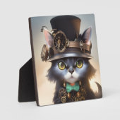 Plaque Photo Steampunk Kitten (Recto)