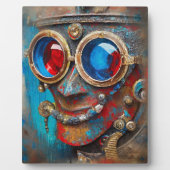 Plaque Photo Steampunk Le Portrait De L'Homme Tin (Devant)