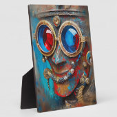 Plaque Photo Steampunk Le Portrait De L'Homme Tin (Côté)