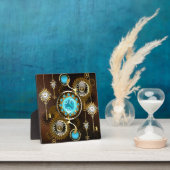 Plaque Photo Steampunk Rusty Background (Insitu)