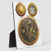Plaque Photo Steampunk Uhr (Côté)