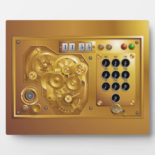 Plaque Photo Steampunk Uhr (Devant)