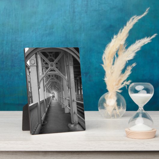 Plaque Photo Stephensons High Level Bridge, Newcastle Upon Tyne (Côté)