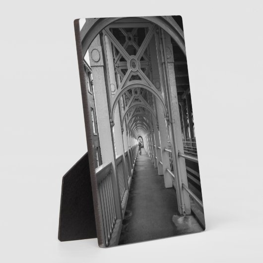 Plaque Photo Stephensons High Level Bridge, Newcastle Upon Tyne (Côté)