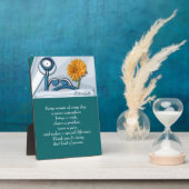 Plaque Photo Stethoscope et Daisy Nurse Appréciation Cadeau (Côté)