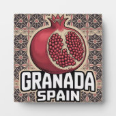 Plaque Photo Sticker Grenade Espagne grenade (Devant)