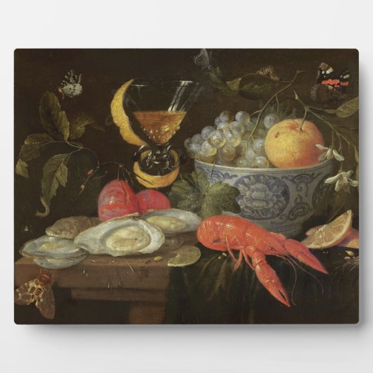 Plaque Photo Still Life with Fruit and Shell Fish, 1653 (Devant)