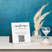 Plaque Photo STR Guide QR Code Information guide Rental home  (Insitu)