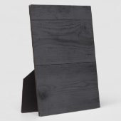 Plaque Photo Structure en bois anthracite (Côté)