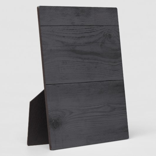 Plaque Photo Structure en bois anthracite (Côté)