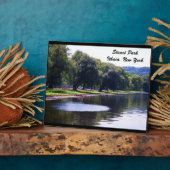 PLAQUE PHOTO STUART PARK, ITHACA, N.Y. (Côté)