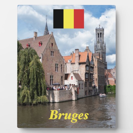 Plaque Photo Stunning ! Bruges (Devant)