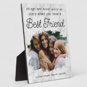 Plaque Photo Style Best Friend BFF photo (Côté)
