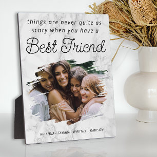 Plaque Photo Style Best Friend BFF photo