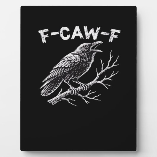 Plaque Photo Style Créatif F-Caw-F (Devant)