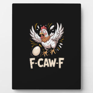 Plaque Photo Style décontracté créatif Funny F Caw F Hen