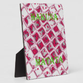 Plaque Photo Style Red Hakuna Matata (Côté)