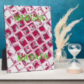 Plaque Photo Style Red Hakuna Matata (Côté)