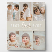 Plaque Photo Stylish Best Dad Ever 6 Photo  (Devant)