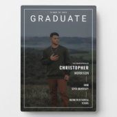 Plaque Photo Stylish Magazine Couverture Photo Graduate Keepsak (Devant)