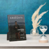 Plaque Photo Stylish Magazine Couverture Photo Graduate Keepsak (Côté)