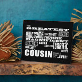 Plaque Photo Stylish Modern & Fun Cousins : Greatest Cousin (Côté)