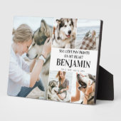Plaque Photo Stylo moderne animal de compagnie bien aimé | Coll (Côté)