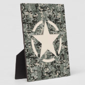 Plaque Photo Stylo Star sur le Camouflage numérique (Côté)