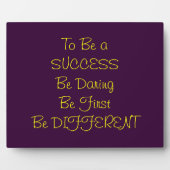 Plaque Photo Succès (Devant)