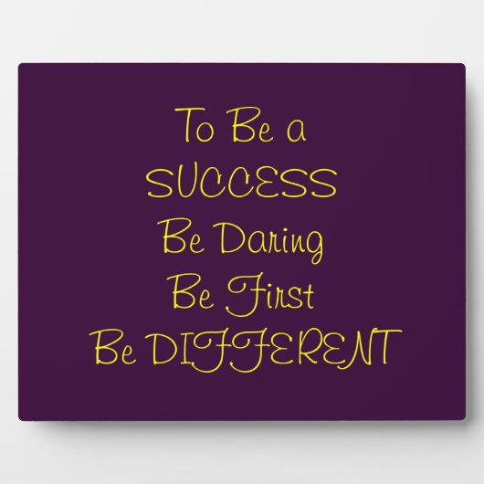 Plaque Photo Succès (Devant)