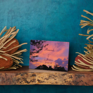 Plaque Photo Summer Sunset Romance Acrylique Photo *Personnalis