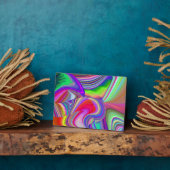 Plaque Photo Summerrainbow, Rainbowart 3D Abstrait (Côté)