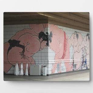 Plaque Photo Sumo Mural Art