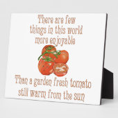 Plaque Photo Sun a chauffé des tomates (Côté)