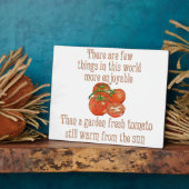 Plaque Photo Sun a chauffé des tomates (Côté)