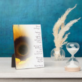 Plaque photo Sunflower Dream (Côté)