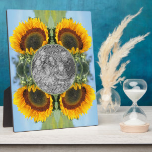 Plaque Photo Sunflower In Sunshine Créez votre propre photo