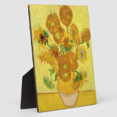 Plaque Photo Sunflowers, Vincent van Gogh (Côté)