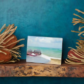 Plaque Photo Sung At Beach (Côté)