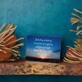 Plaque Photo Sunrise Today Est Un Don Inspirationnel Citation (Côté)