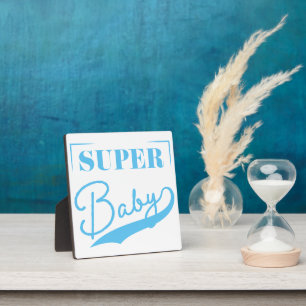 Plaque Photo Super bébé