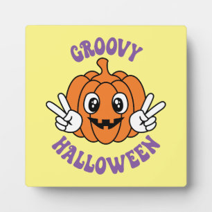 Plaque Photo Super Halloween Citrouille - Drôle Halloween