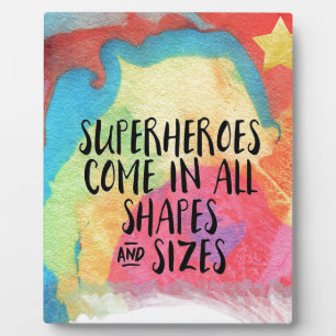 Plaque Photo super-héros-inspirateur-