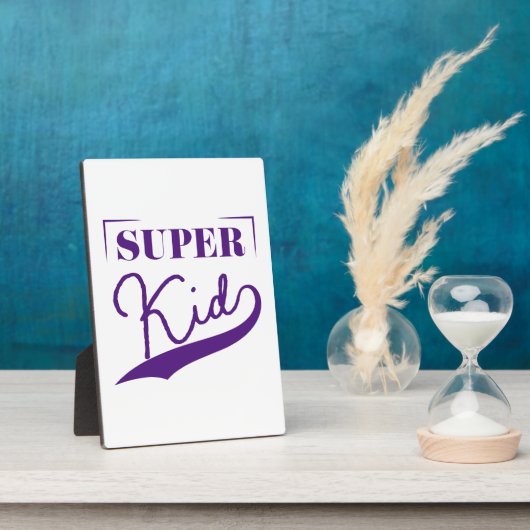 Plaque Photo Super Kid (Côté)