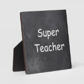 Plaque Photo Super Teacher Chalkboard (Recto)