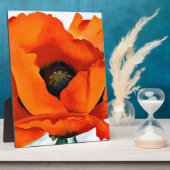 Plaque Photo Superbe Georgia O'Keeffe Red Poppy (Côté)