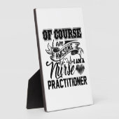 Plaque Photo Superbe infirmière praticienne  (Côté)