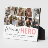 Plaque Photo Superhero Mom Keepsaké Collage photo (Côté)