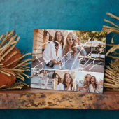 Plaque Photo Superposition De Script Sisters, Multiples Grille  (Côté)